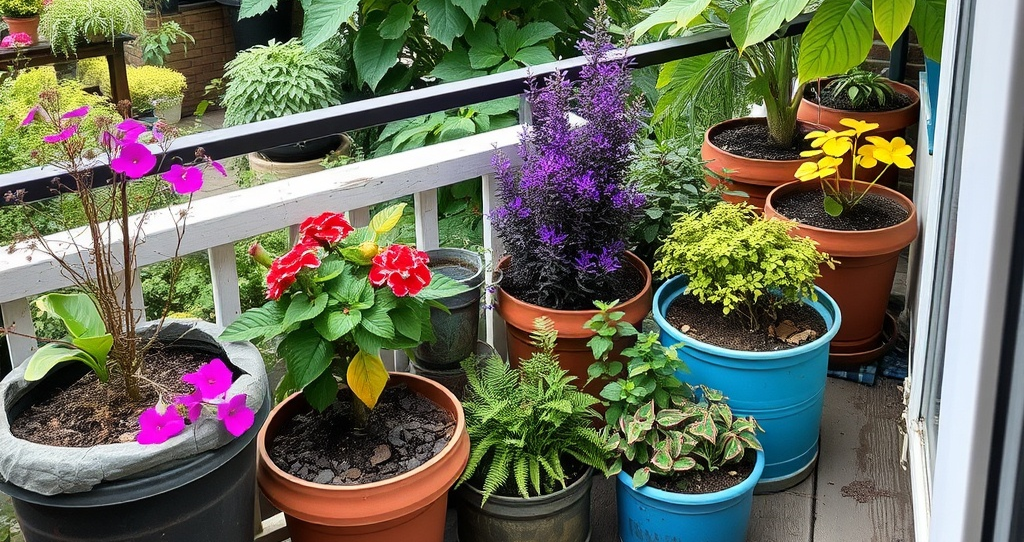 Balcony garden plant care and maintenance ideas