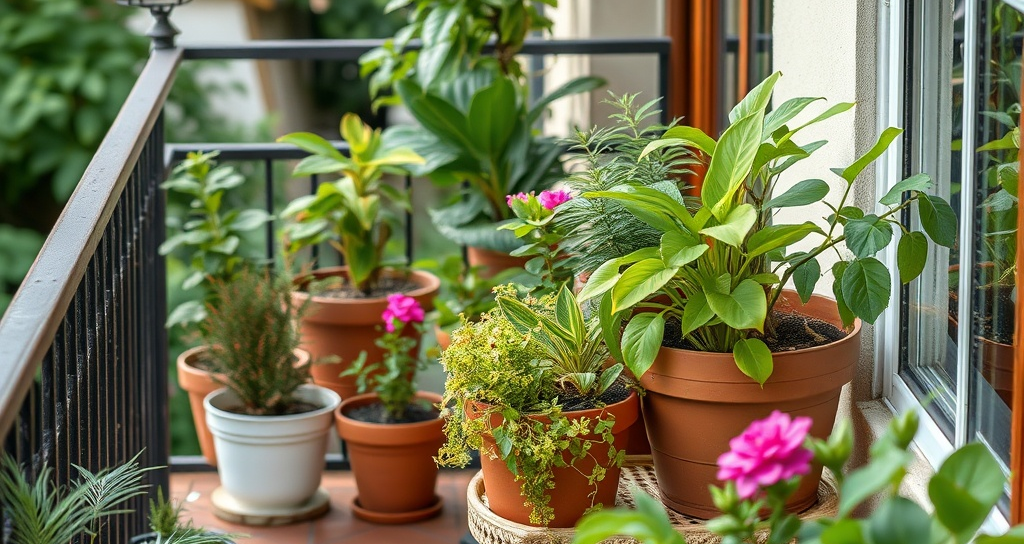 Balcony garden plant care and maintenance ideas